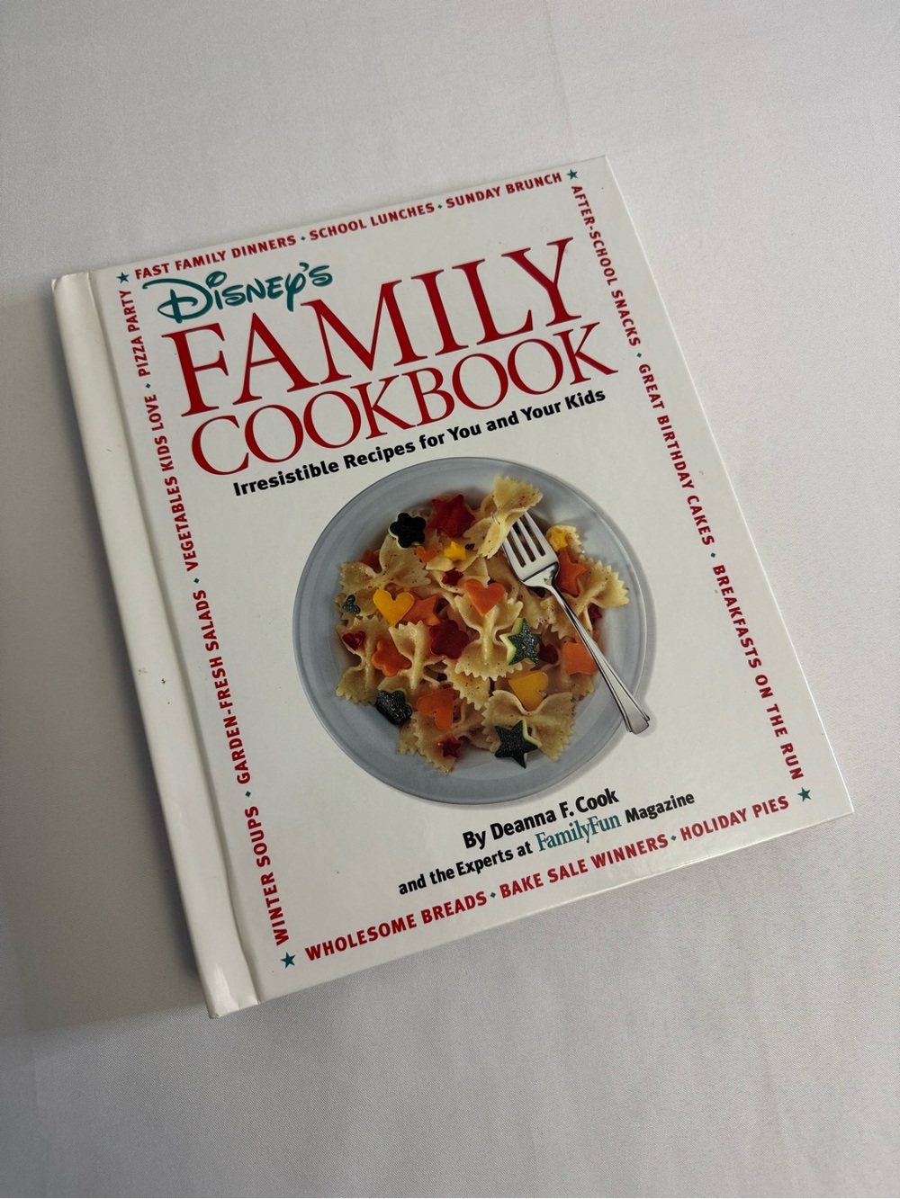 Disney’s Family Cookbook 1996 First Edition Spiral Hardcover